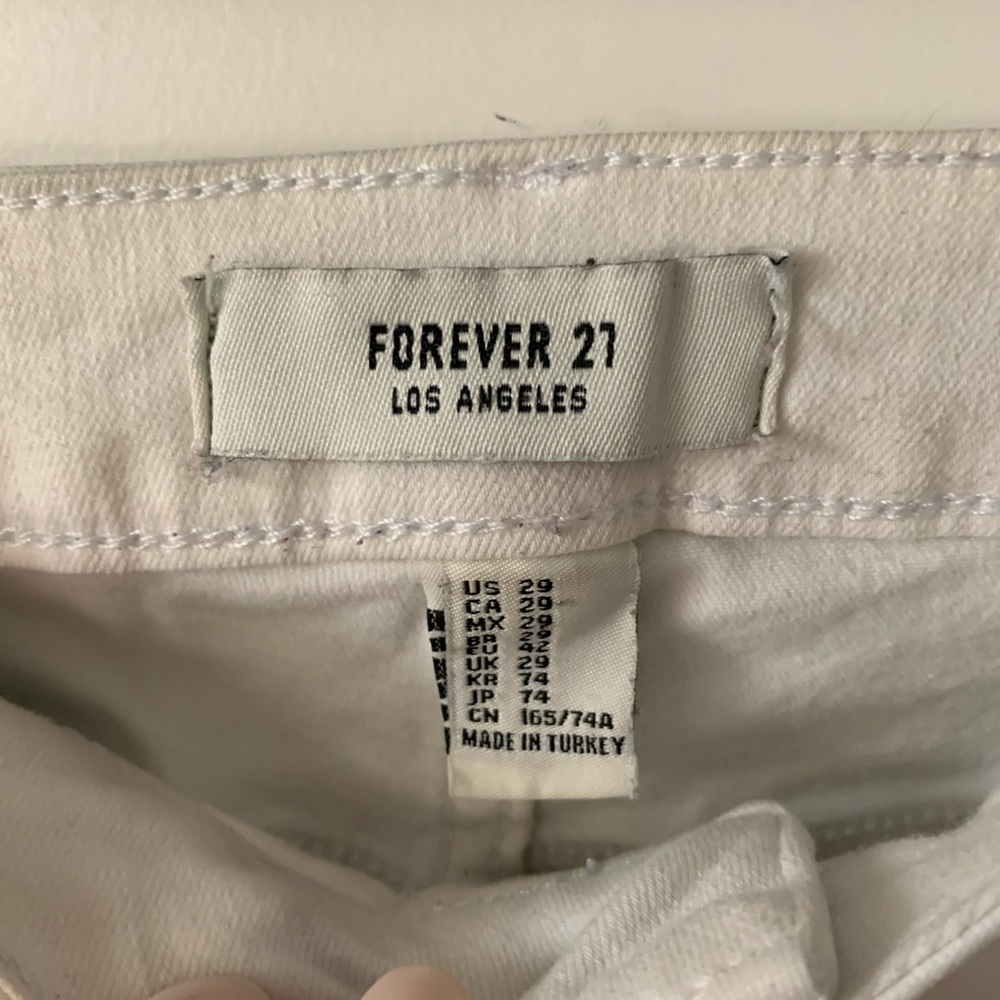 High rise skinny jeans